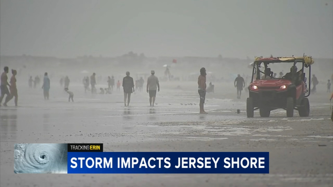 Hurricane Erin impacts Jersey Shore