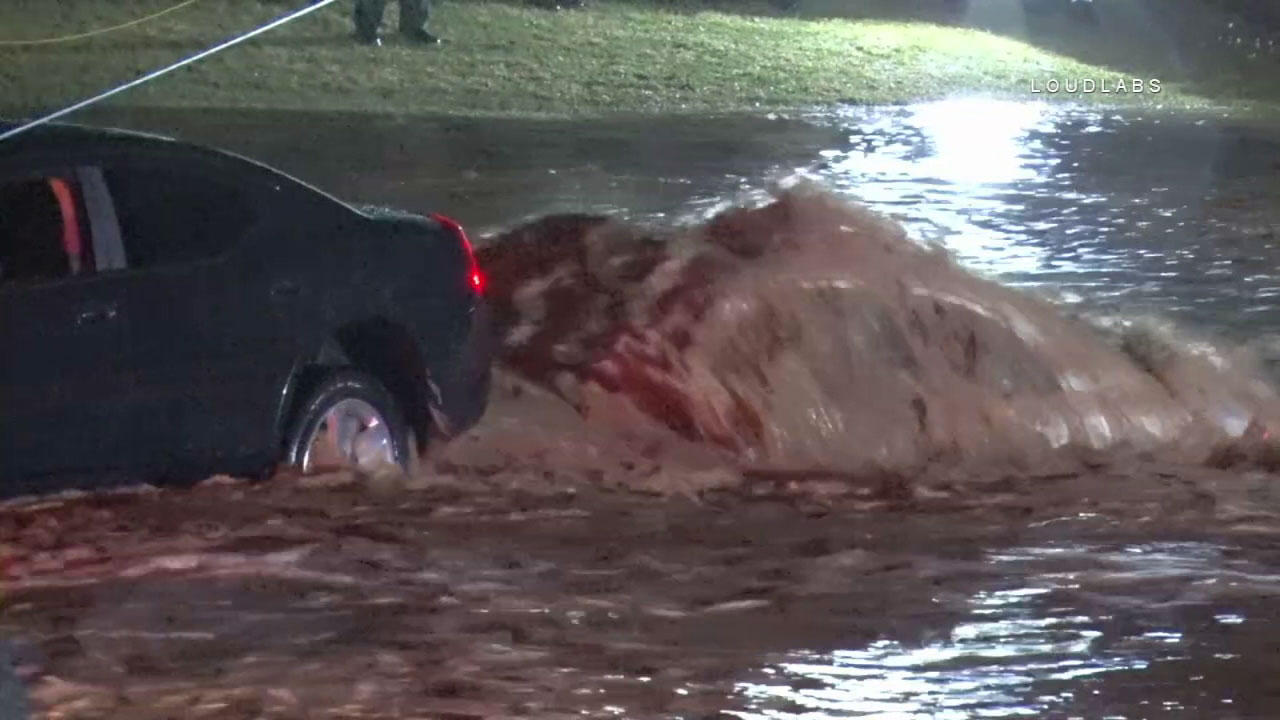 Fatality confirmed in submerged car in Victorville