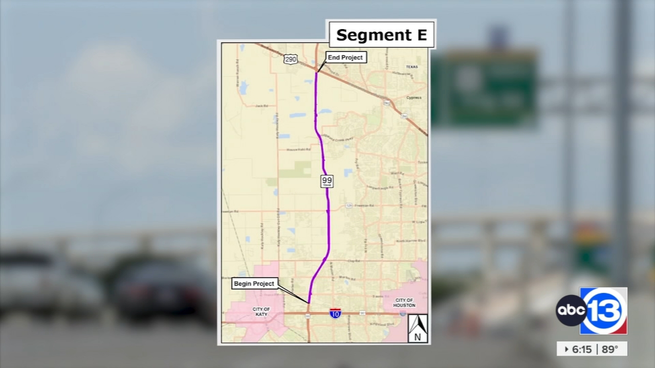 SH-99 expansion between Katy and Cypress set to begin in 2026: TxDOT