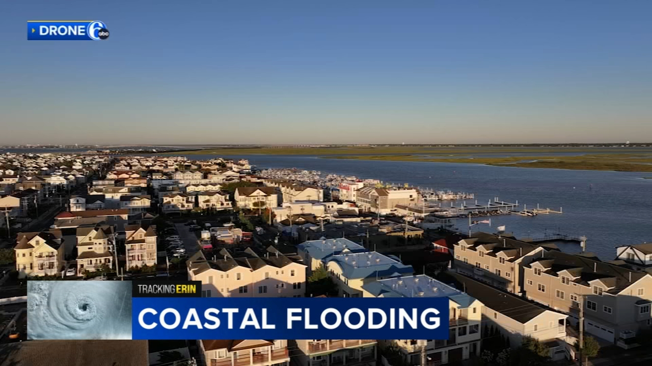 Coastal flooding remains concern at Jersey Shore as Hurricane Erin moves out in Atlantic Ocean