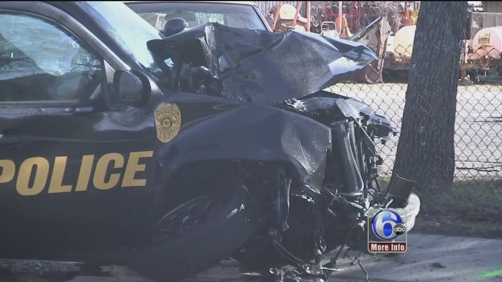 Atlantic County officer hurt in crash in Pleasantville - 6abc Philadelphia
