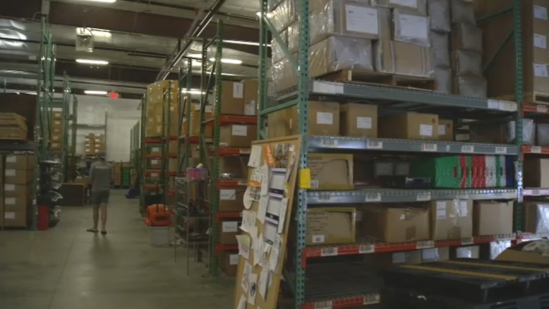 Feelgoodz warehouse in Garner, NC (Photo: ABC11 News)