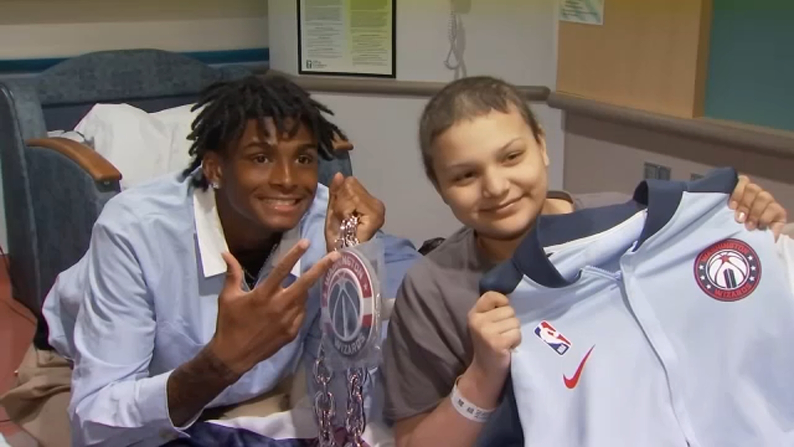 Good Sports: Fresno native, NBA player AJ Johnson visits Valley Children's Hospital