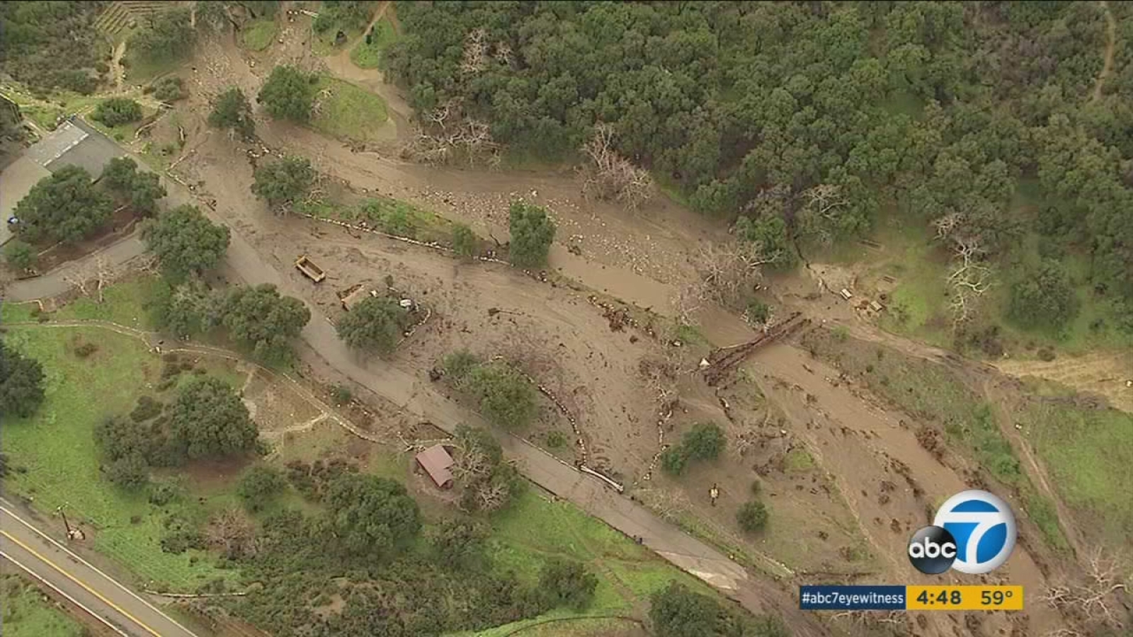 Aerial survey shows damage left by SoCal storm - ABC7 Los Angeles