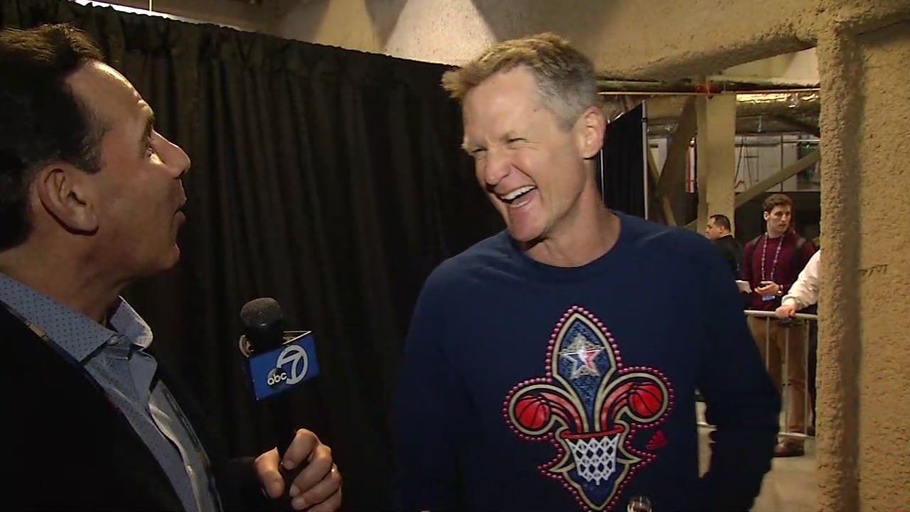 Warriors coach Steve Kerr on his private lesson with "Dance Cam Mom"