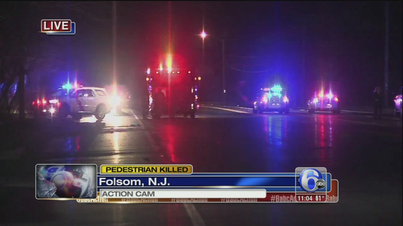 Pedestrian struck, killed on Route 322 in Folsom