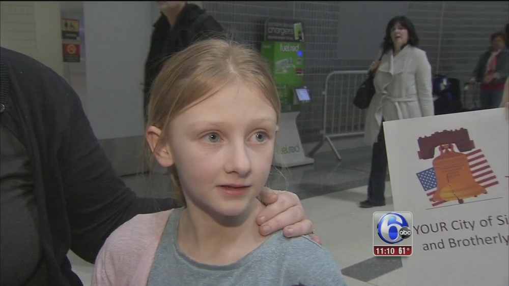 Young girl travels from UK to Philly for surgery, receives warm welcome 
