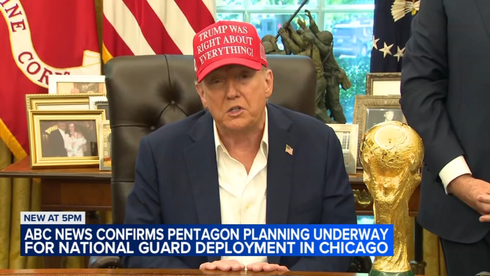 US official confirms Pentagon, President Donald Trump planning National Guard deployment in Chicago, Mayor Brandon Johnson speaks