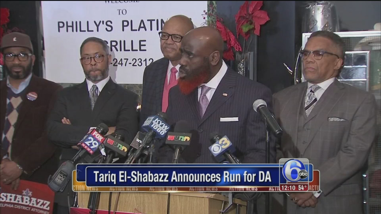 Tariq El-Shabazz announces run for district attorney