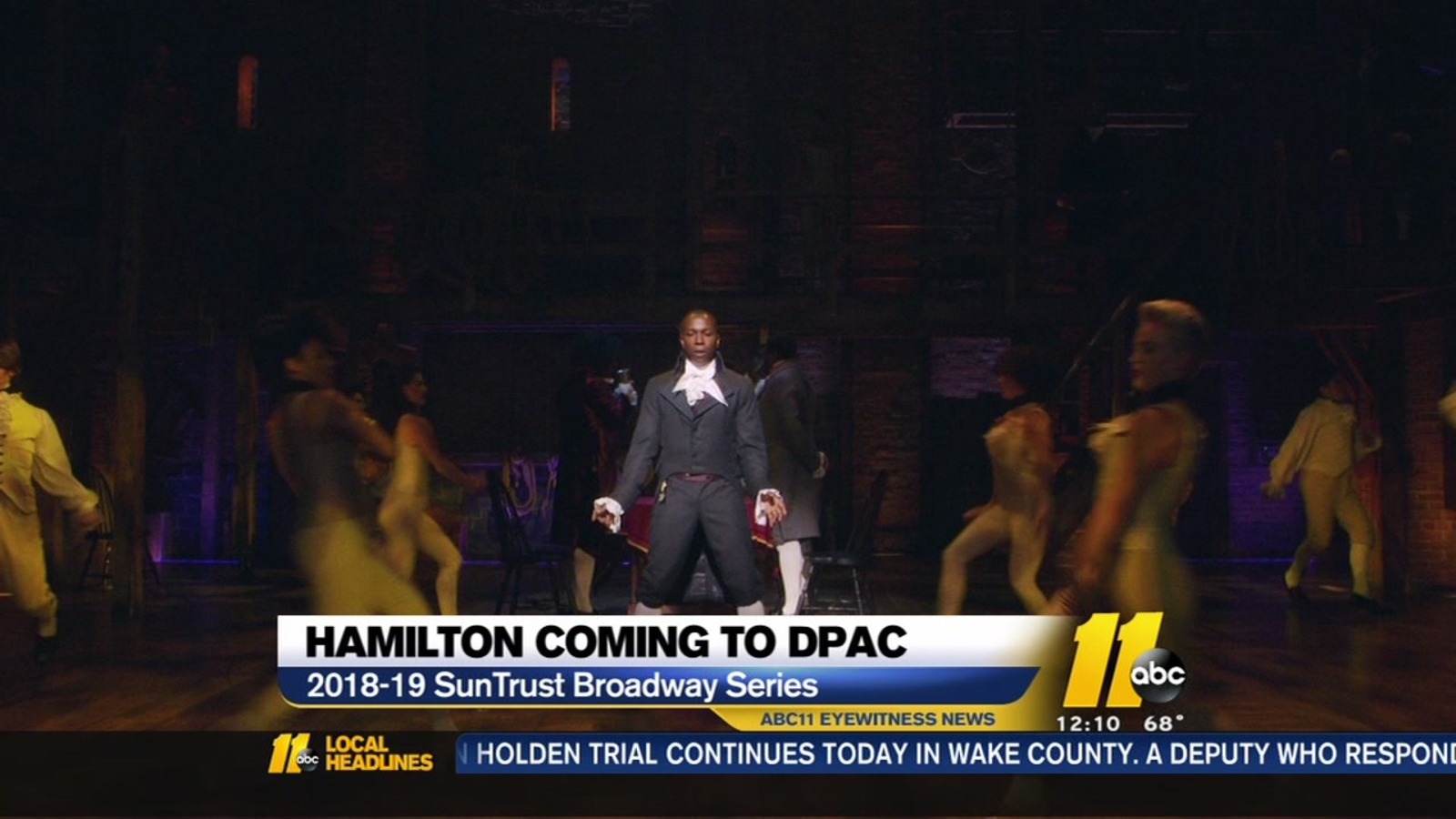 Hamilton Coming to DPAC ABC11 RaleighDurham