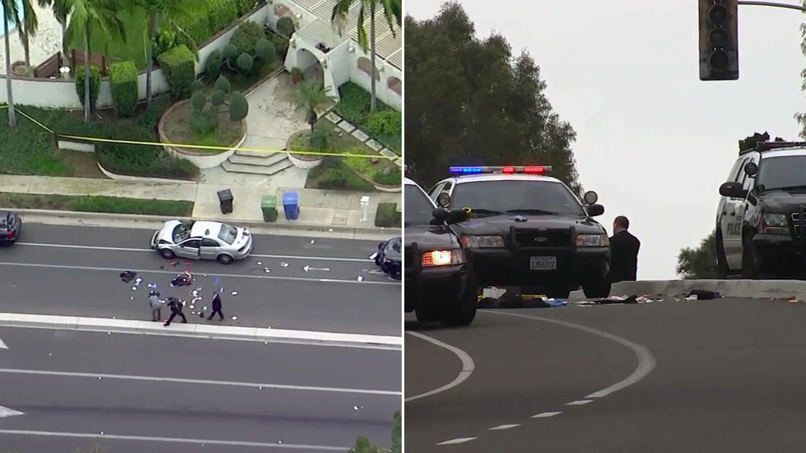 Whittier police officer shot, killed while responding to crash; 2nd officer, suspect injured