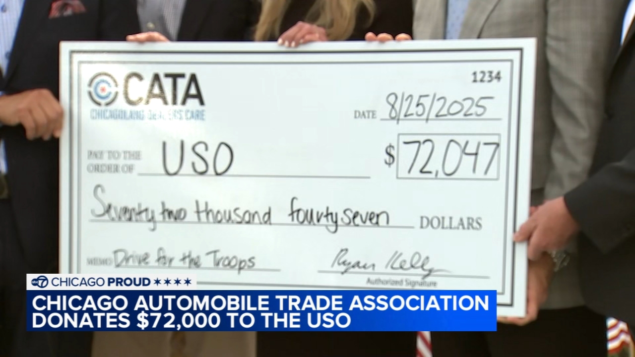 CATA donates $72K to the United Service Organizations
