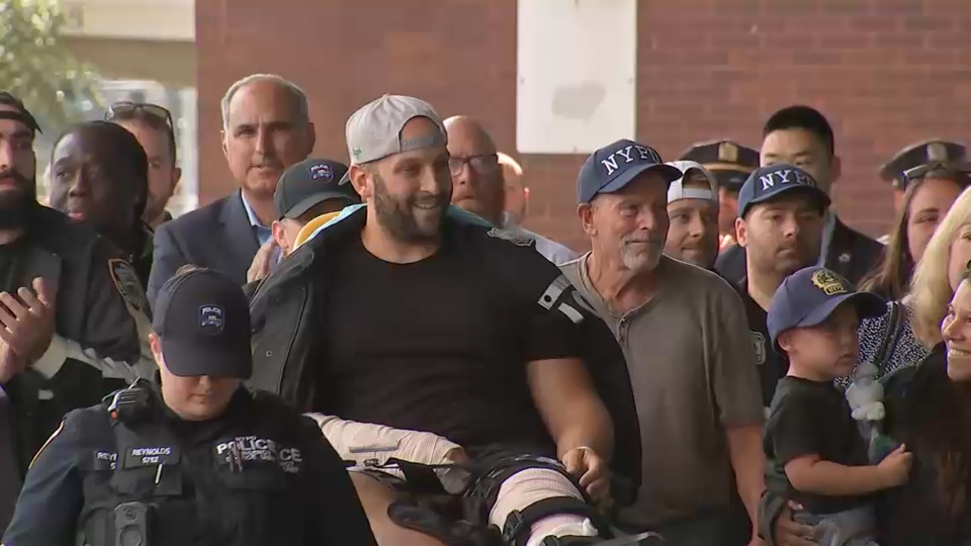 NYPD Detective struck by friendly fire in Queens released from hospital