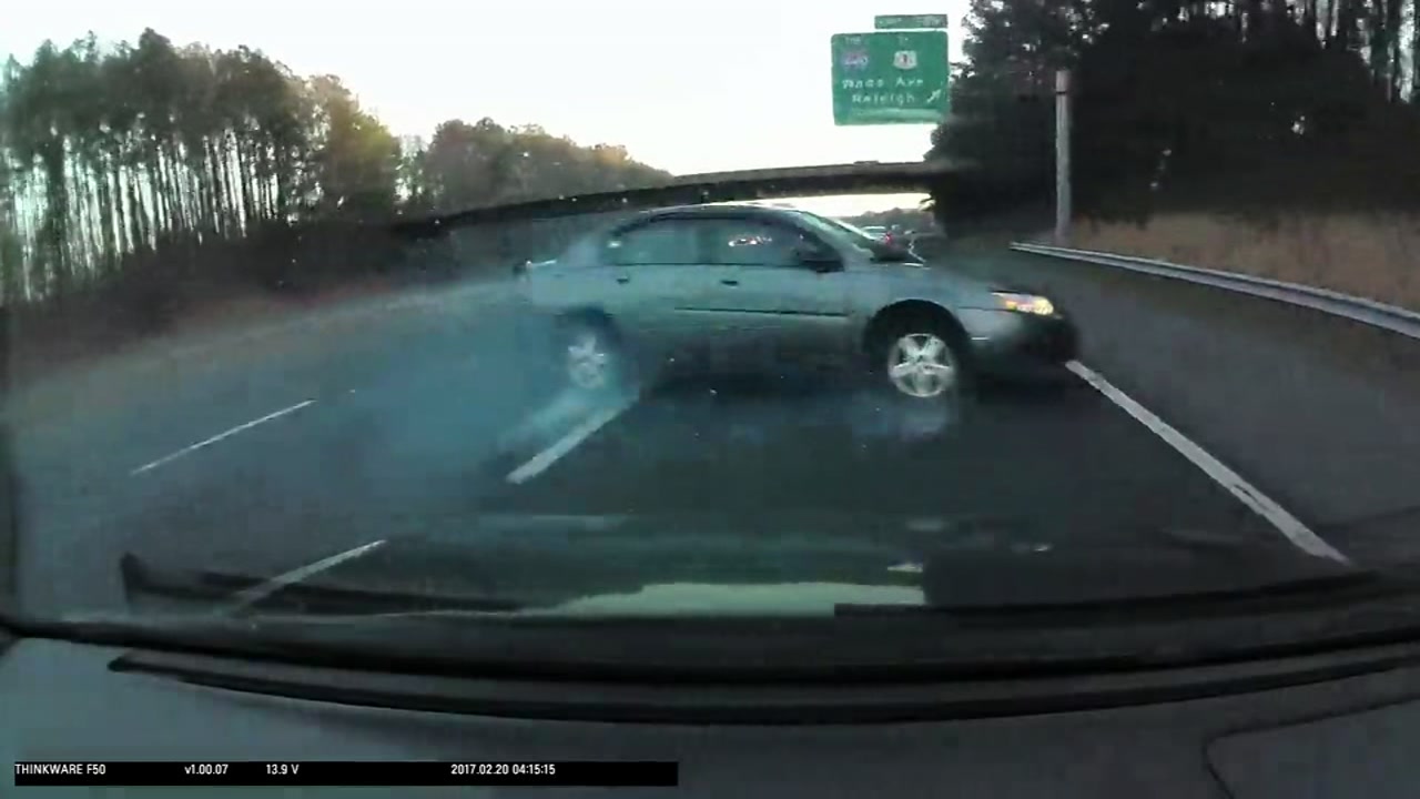Driver has close call on I-40