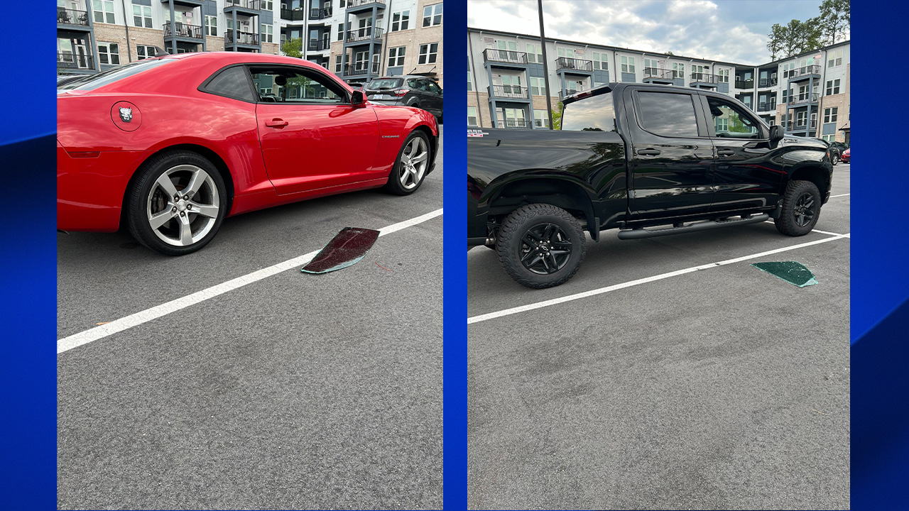 Officers responded to reports of four vehicles being broken into at an apartment complex on Ansley Stream Lane in Cary.