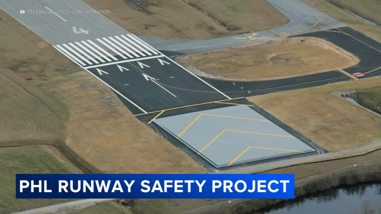 Philadelphia airport marks completion of runway safety project
