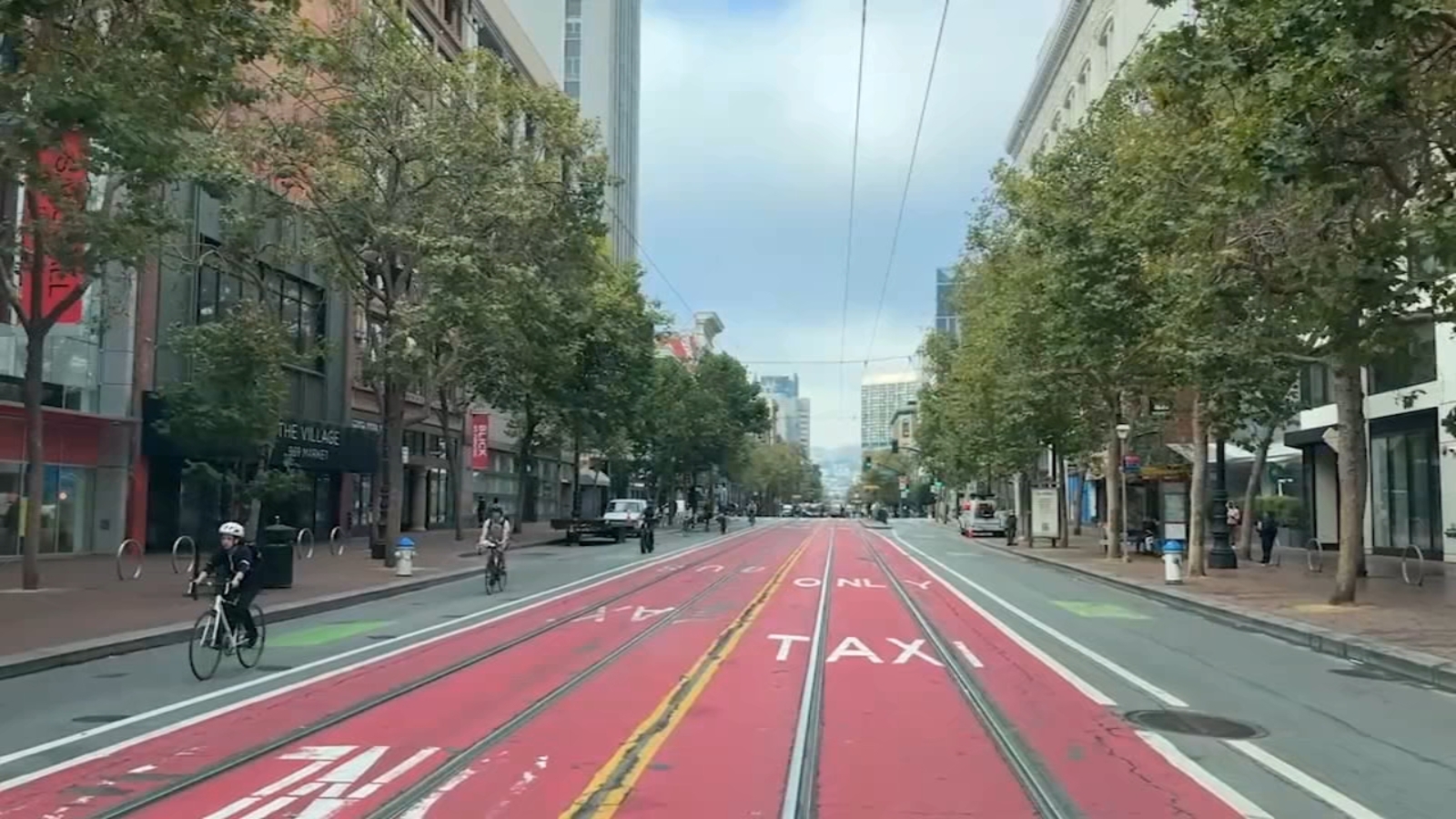 Waymo, premium rideshares can now drive on car-free corridor of SF's Market St. for limited service