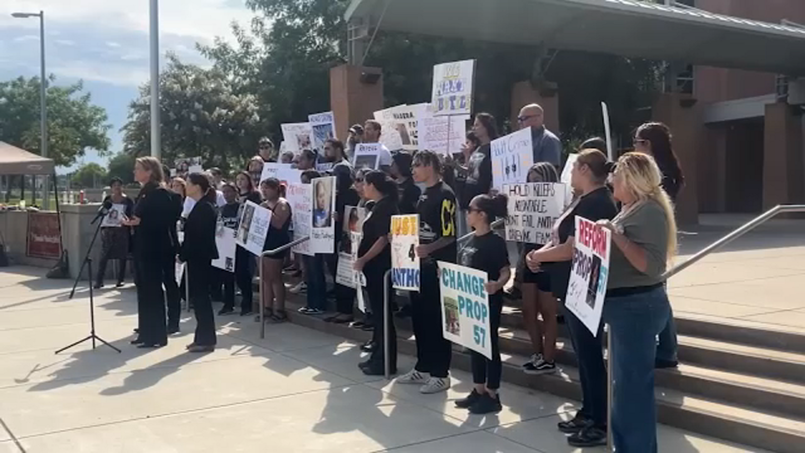 Fresno County District Attorney Lisa Smittcamp joins protests against Prop 57