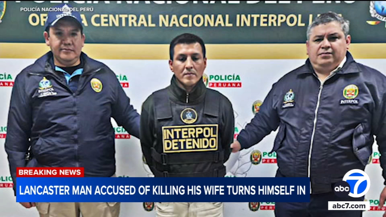 SoCal man accused of killing wife surrenders to authorities in Peru