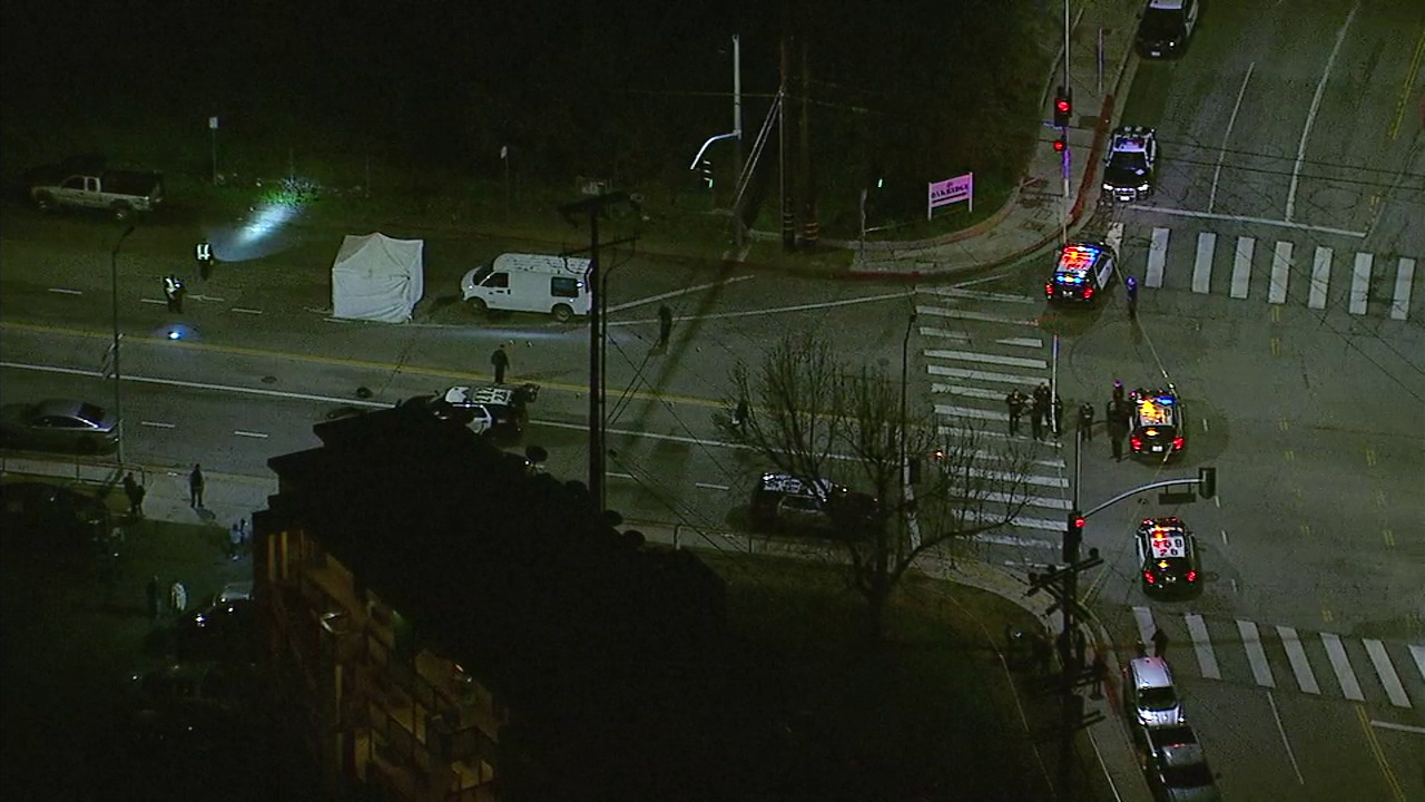 Pedestrian killed in hit-and-run crash in Sylmar