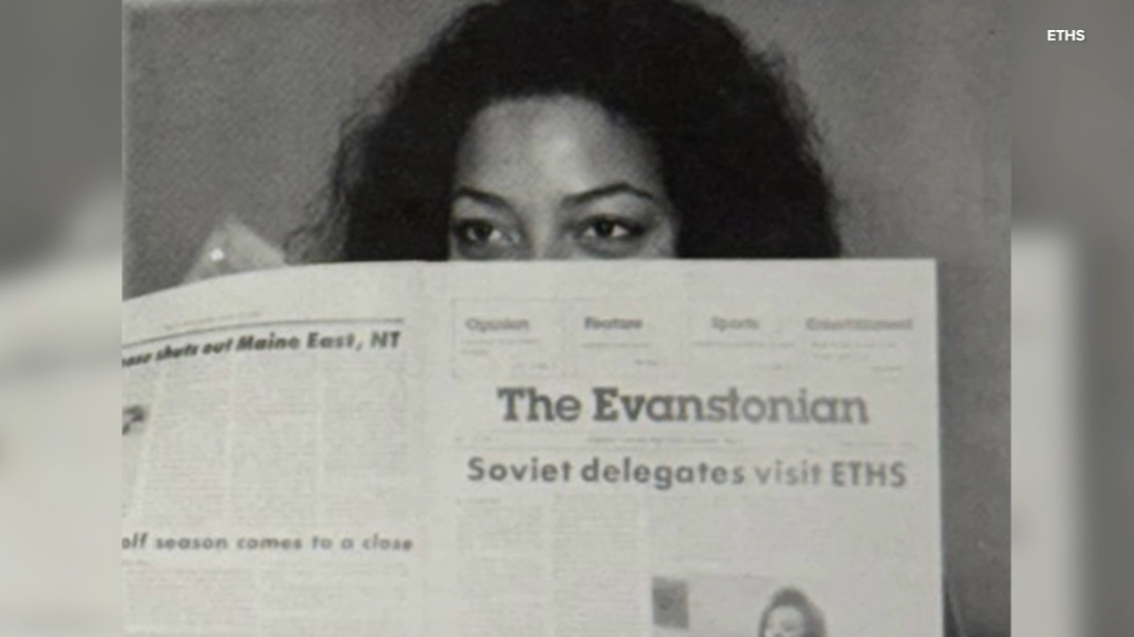 ABC7 Chicago's Karen Jordan returns to Evanston Township High School