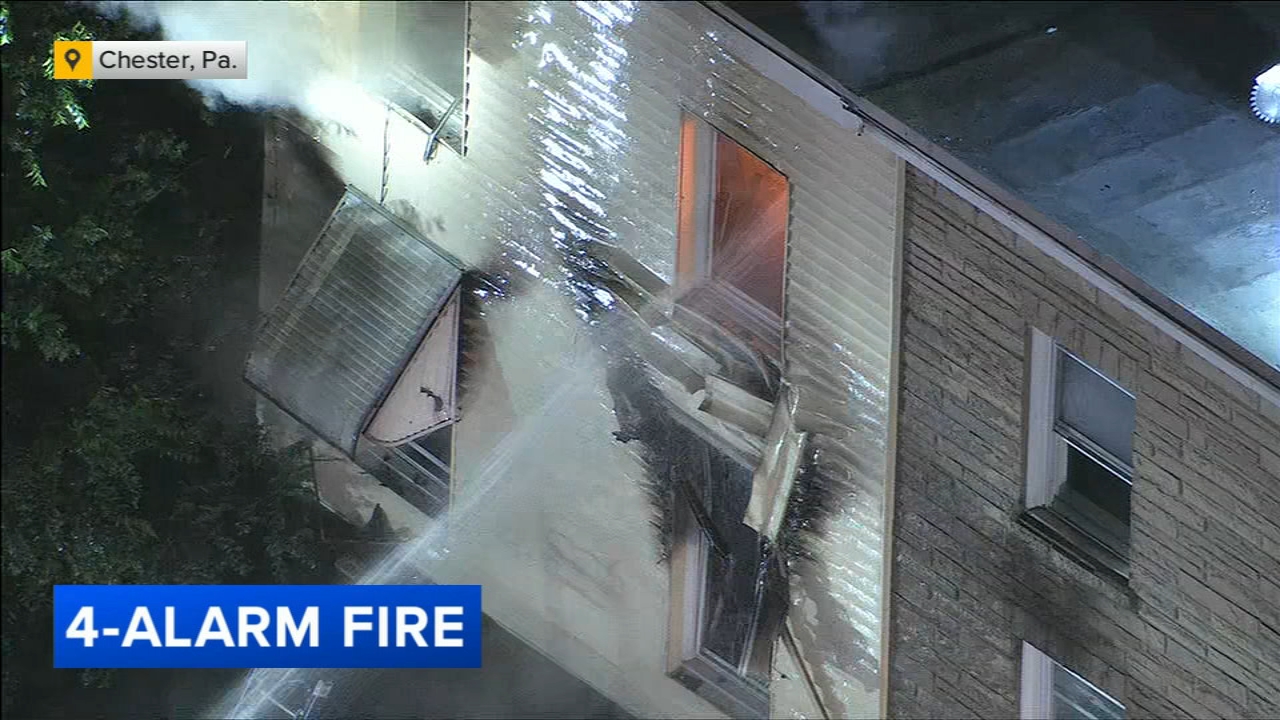4-alarm fire destroys home in Delaware County