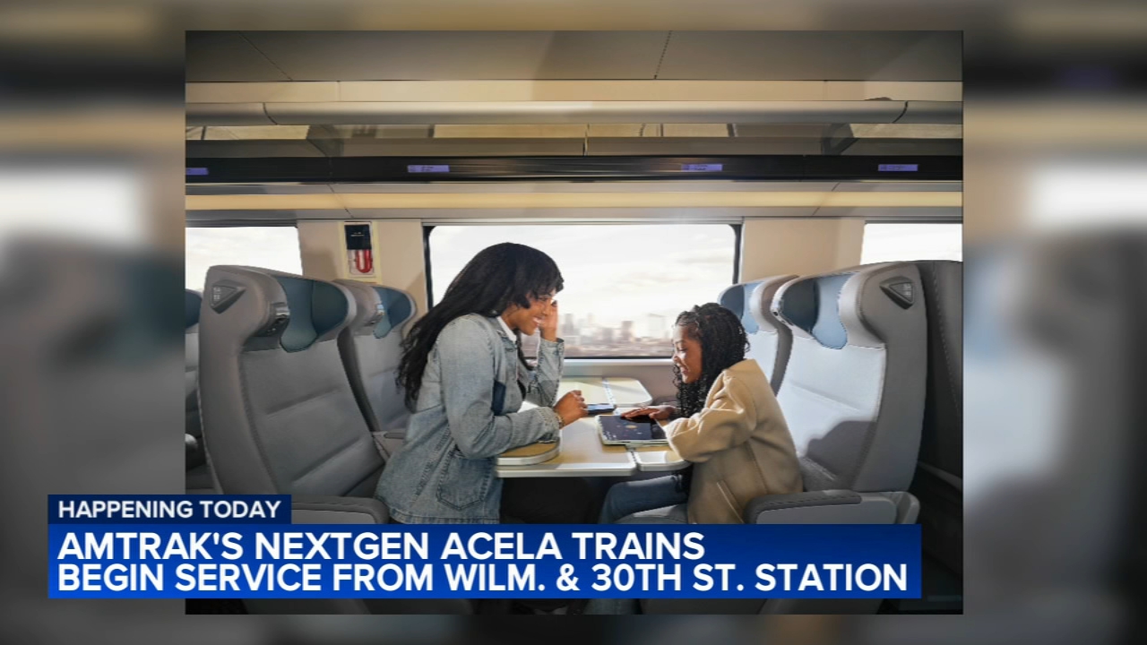 Amtrak debuts new high-speed NextGen Acela train