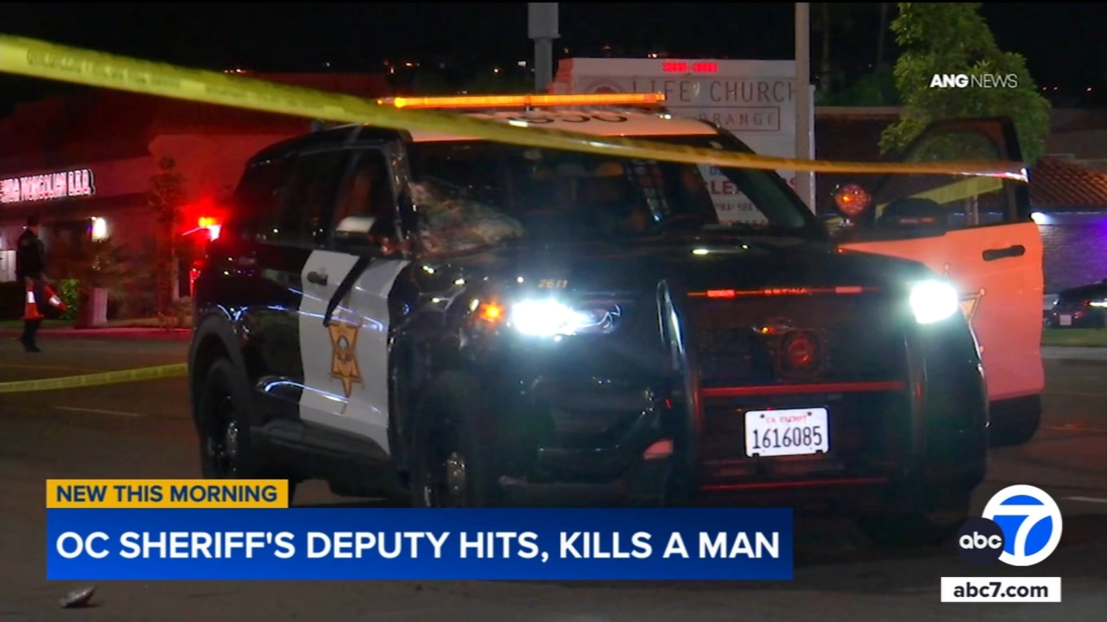 Orange County sheriff's deputy hits, kills man - ABC7 Los Angeles