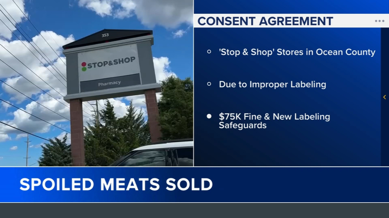 Grocery chain to pay $75K fine over labeling issue that led to the sale of spoiled meat in NJ