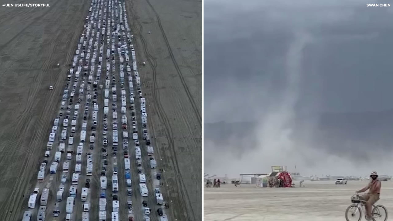 Burners defend Burning Man after days of challenging weather conditions, 19-hour entrance closures