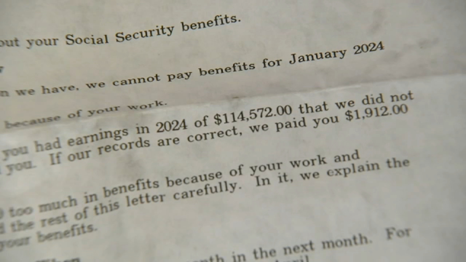 Woman nearly loses her Social Security benefits over false claims she made more than $100K