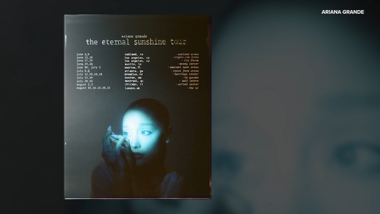 Ariana Grande announces Chicago dates for 'the eternal sunshine tour'