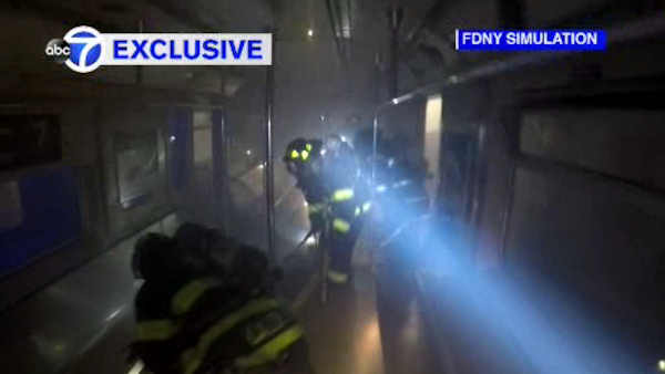 Exclusive look inside the FDNY's training for a subway emergency
