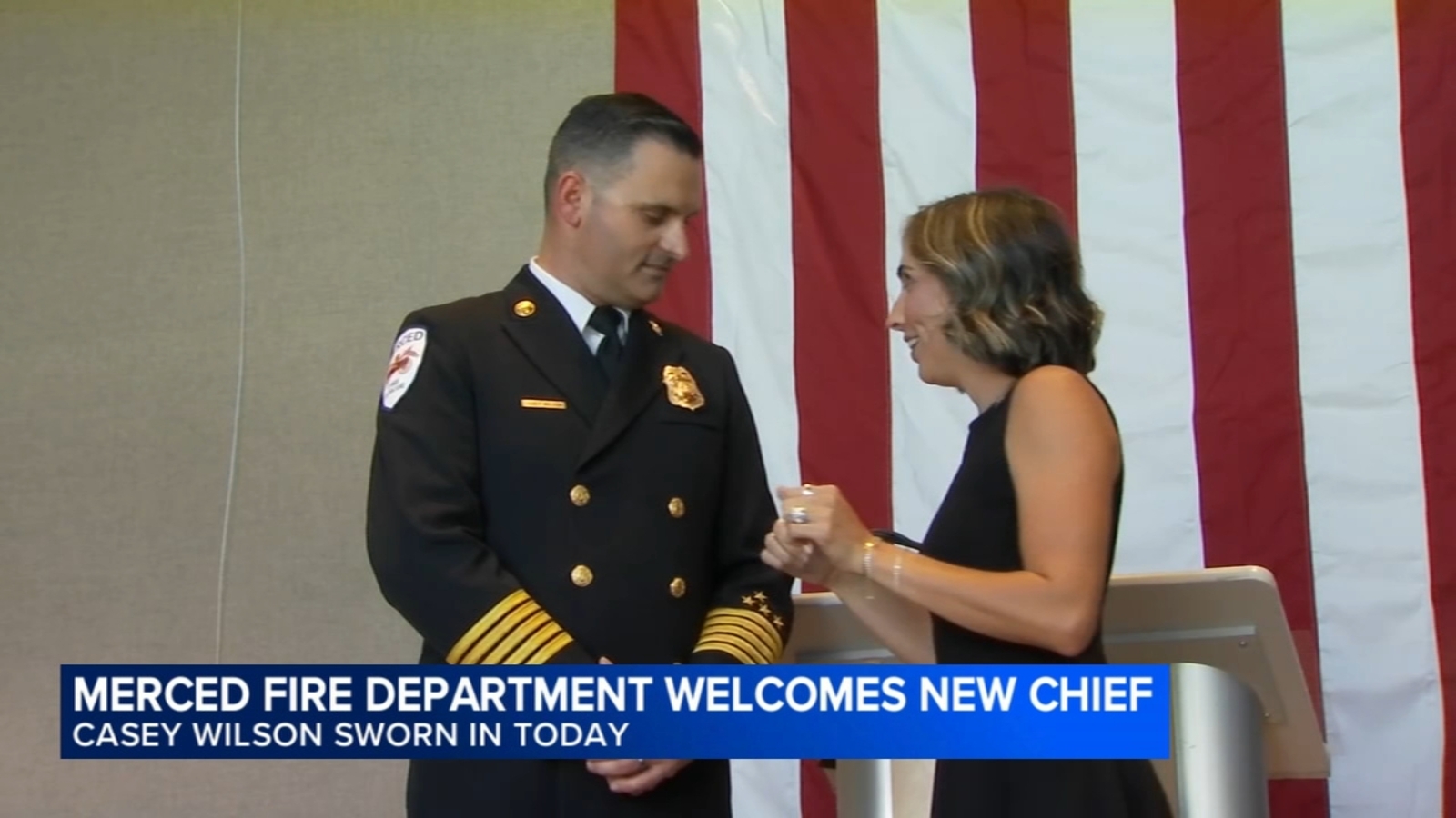 Merced, Chattanooga Swear In New Fire Chiefs