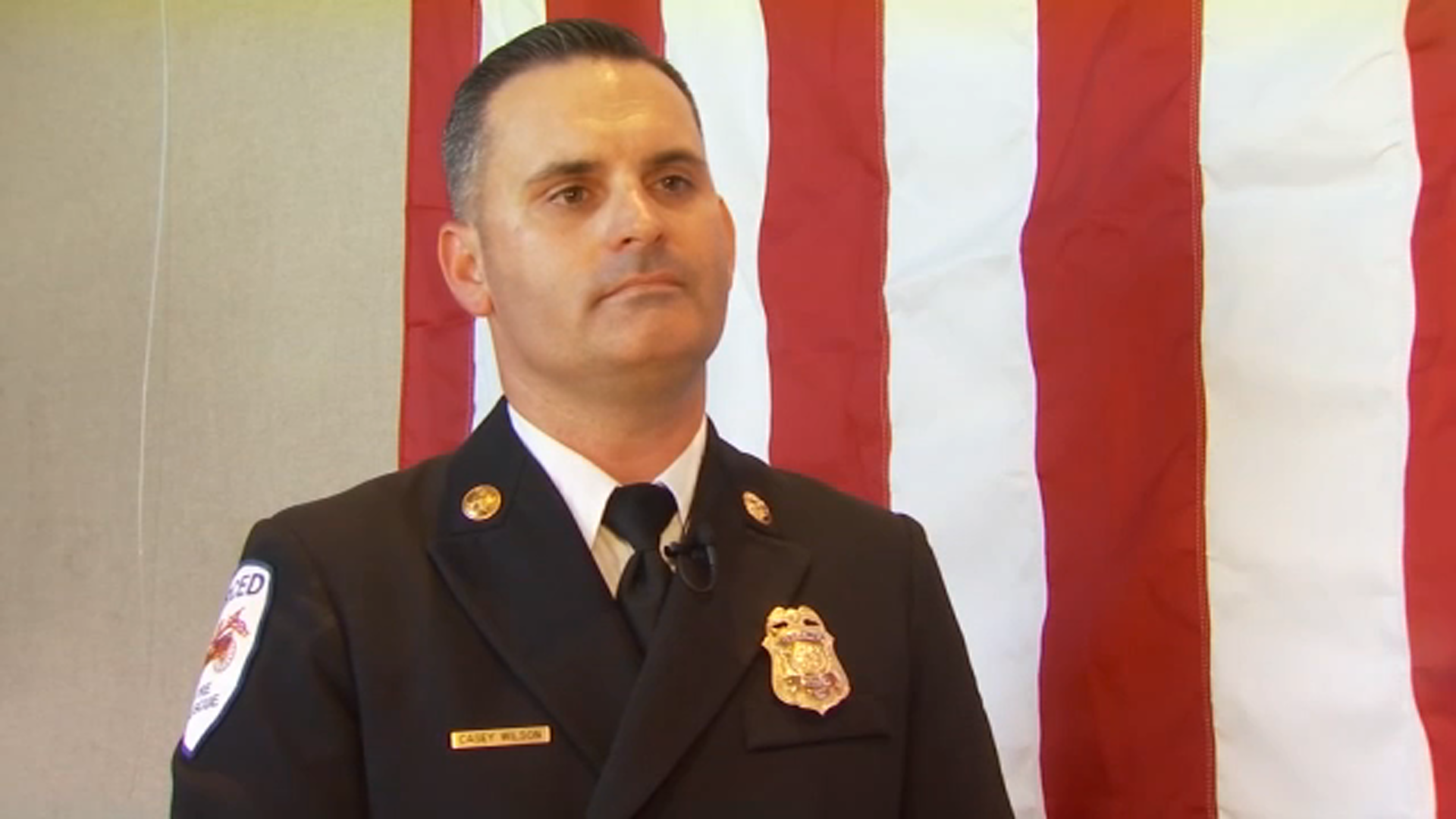 Casey Wilson sworn in as Merced's new fire chief