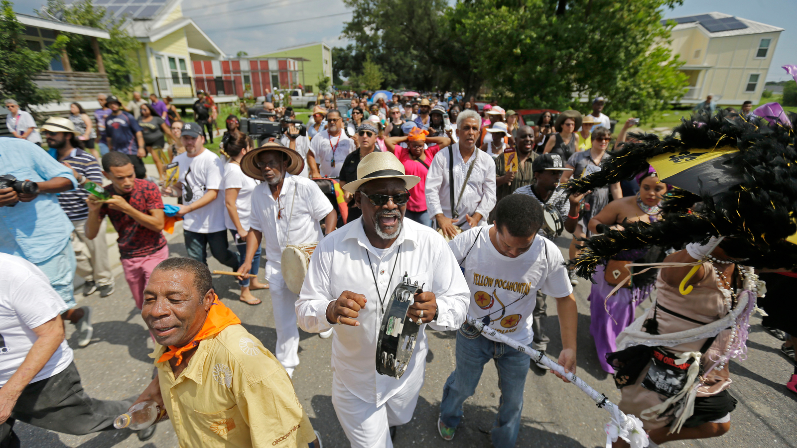 New Orleans marks 20th anniversary of Hurricane Katrina with memorials and brass band parade