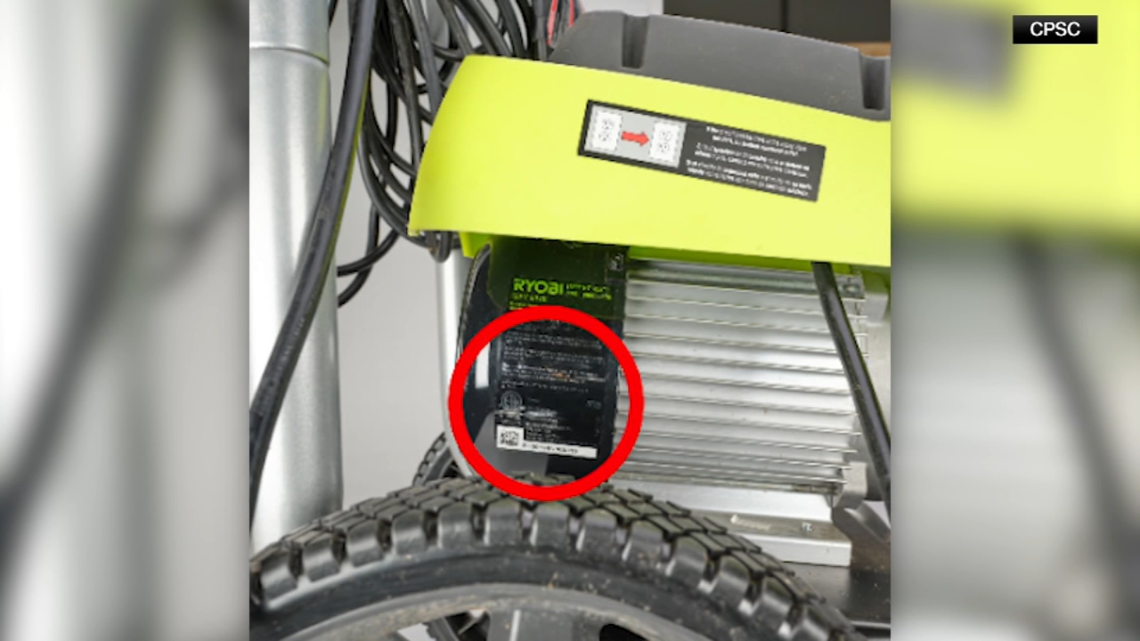780K pressure washers recalled after reports of explosions and impact injuries