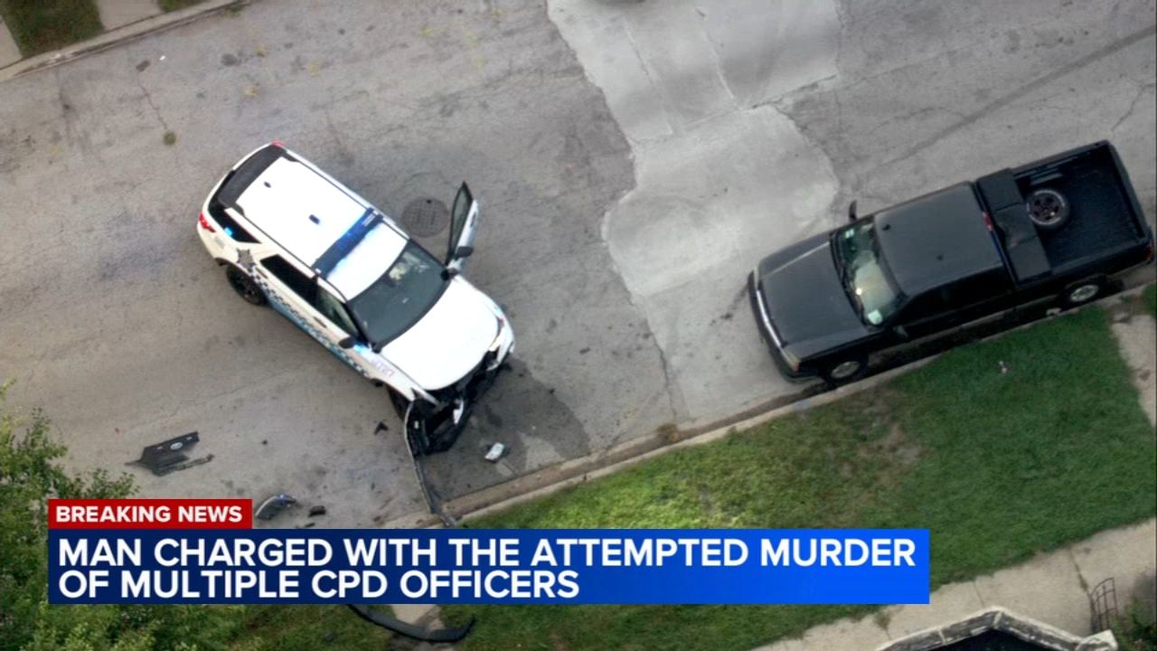 Man accused of hitting CPD officers with car after railcar burglary