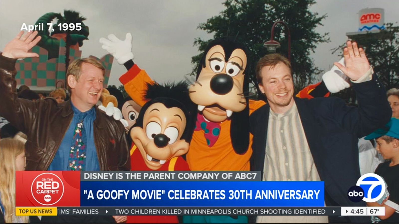 The stars of 'A Goofy Movie' celebrate film's 30th anniversary with special event at Disney World