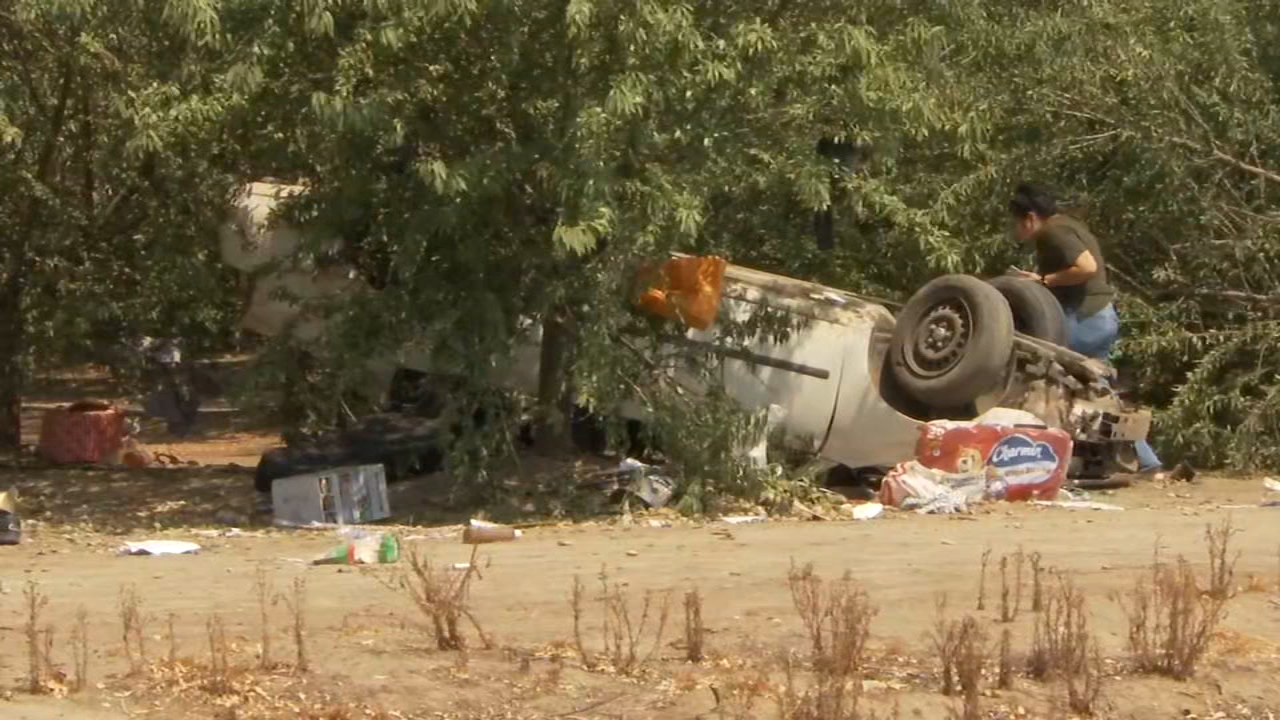 Man killed in single-car crash in Madera County, CHP says