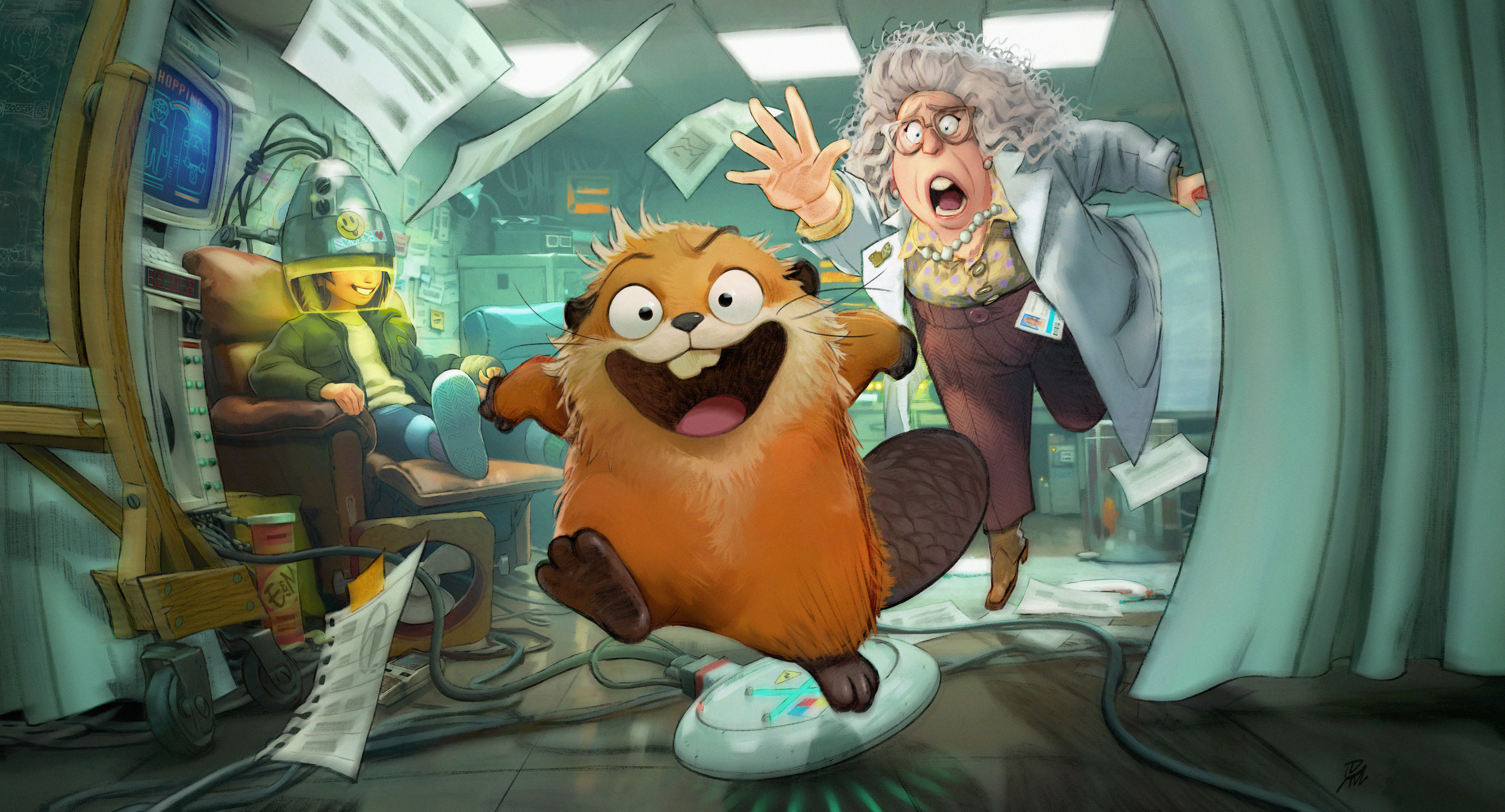 Concept art from Walt Disney Studios' "Hoppers."