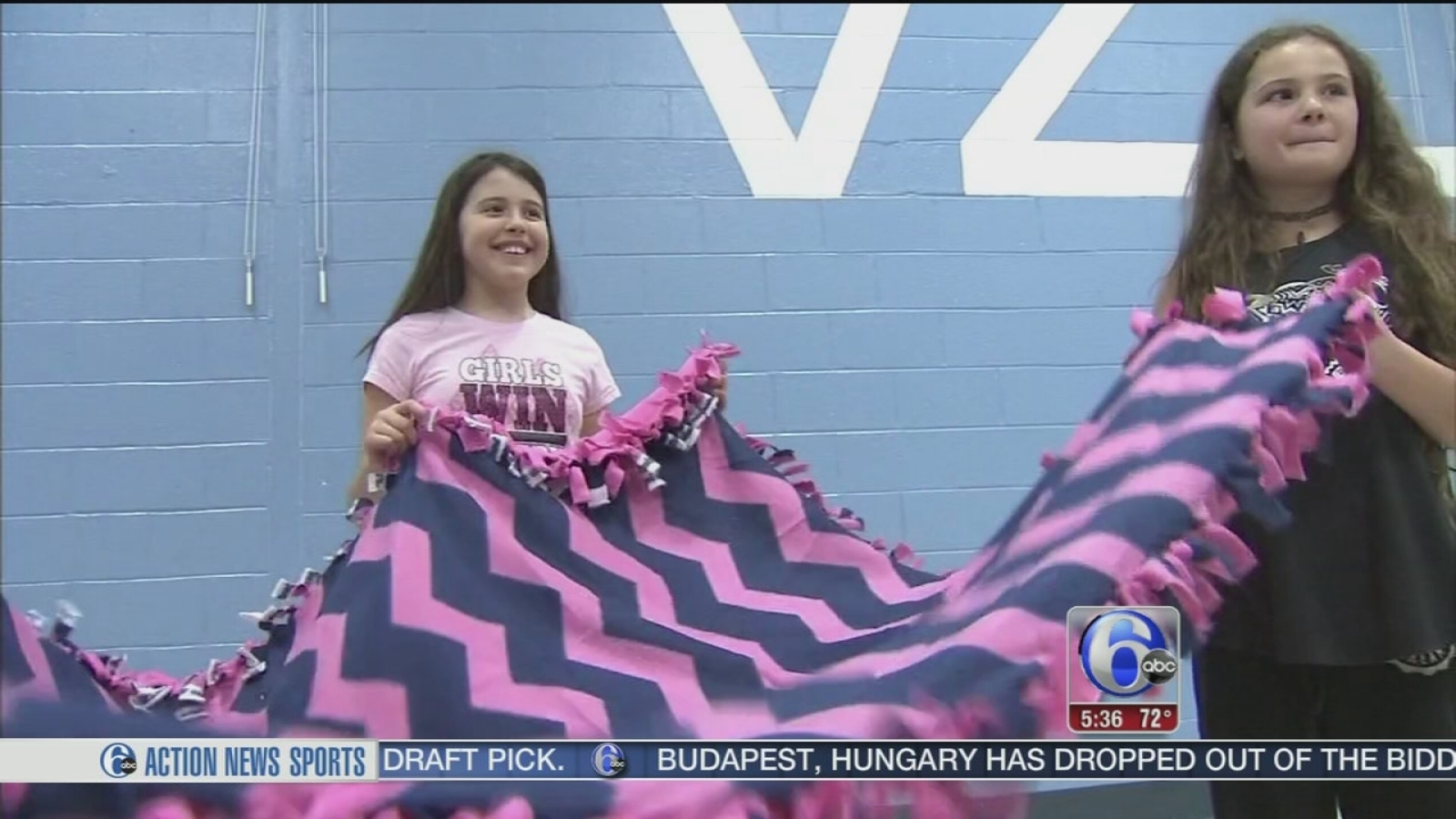 5thgraders make 'cozy' blankets for cancer patients ABC13 Houston