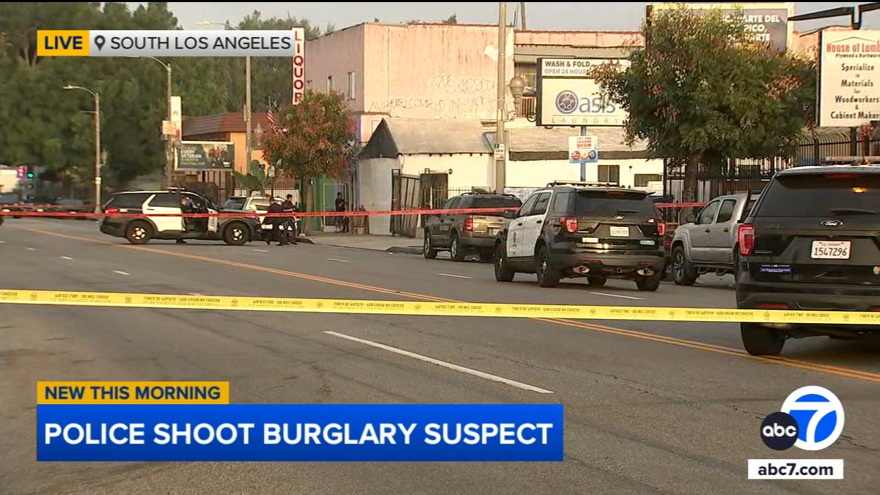 Police shoot suspect during South LA burglary investigation