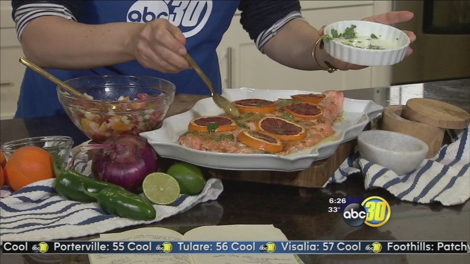 Winter Citrus Salmon recipe ABC30 Fresno