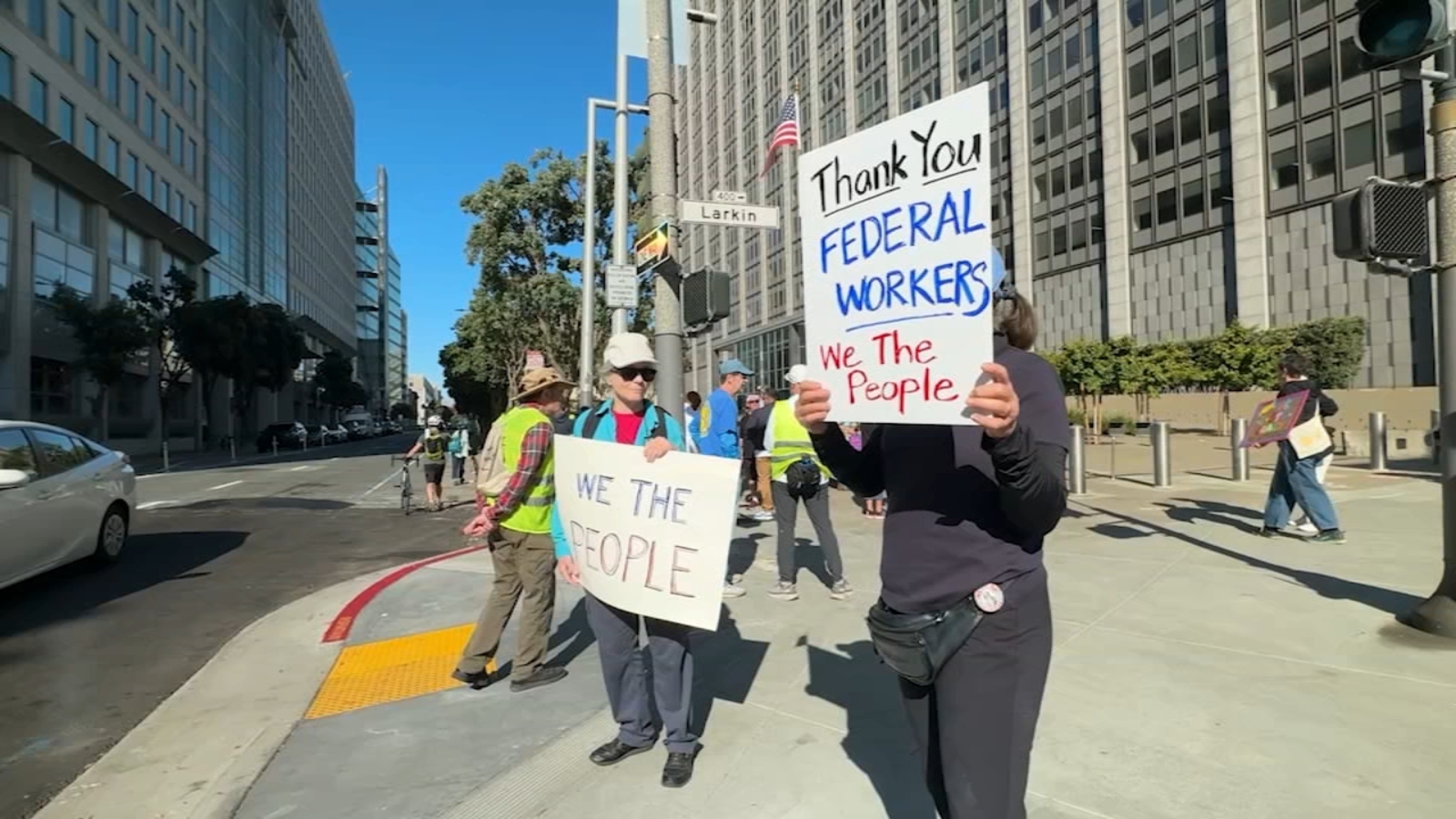 Labor Day protest held in SF to support federal workers: Here's why they're taking action