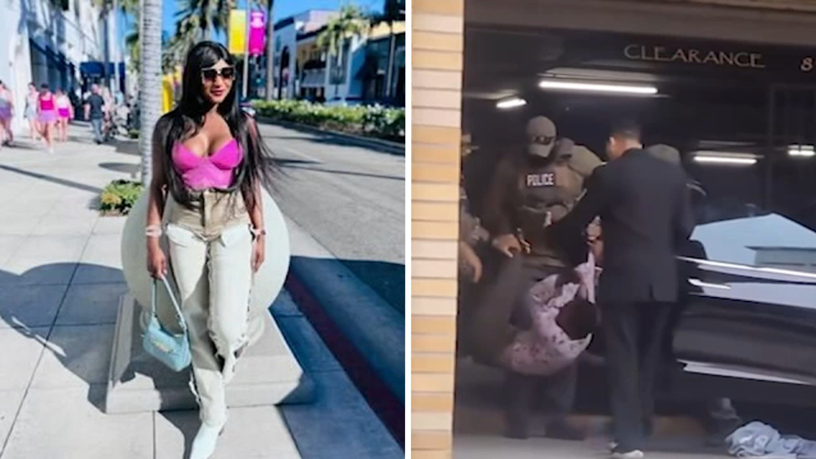 Video shows TikTok influencer being detained by federal agents in Los Angeles