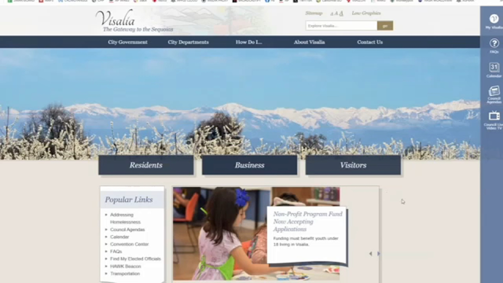 Visalia leaders asking for community's input on updated website