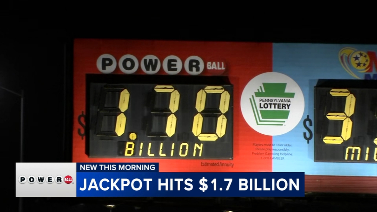 Powerball jackpot grows to $1.7 billion after no winner in Wednesday night's drawing