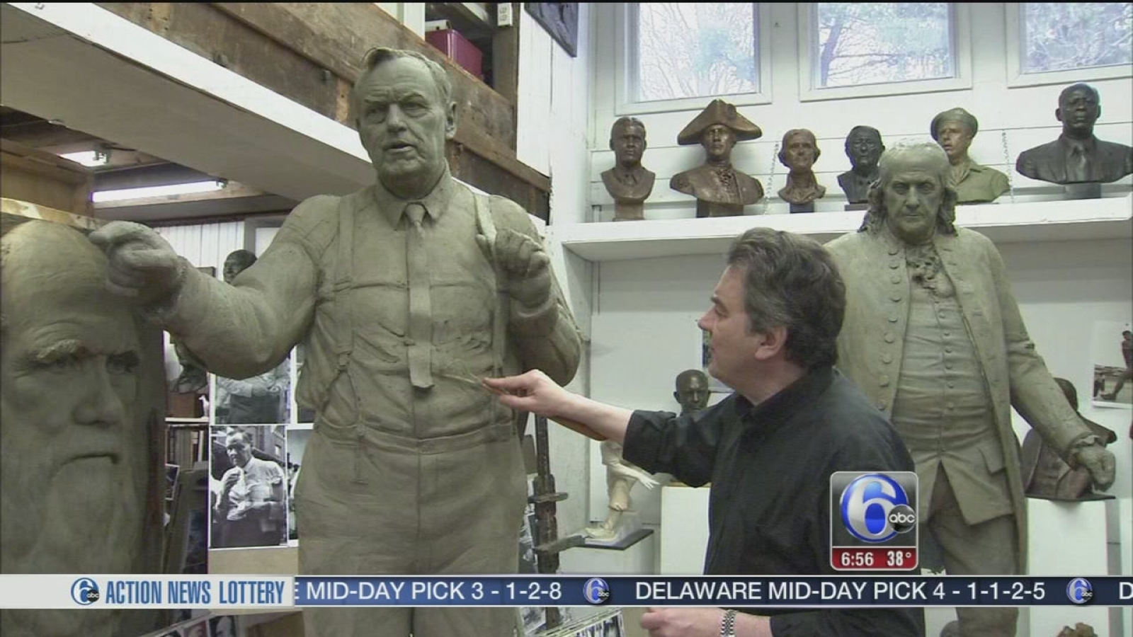 Glenside artist recreating historic figures worldwide 6abc Philadelphia
