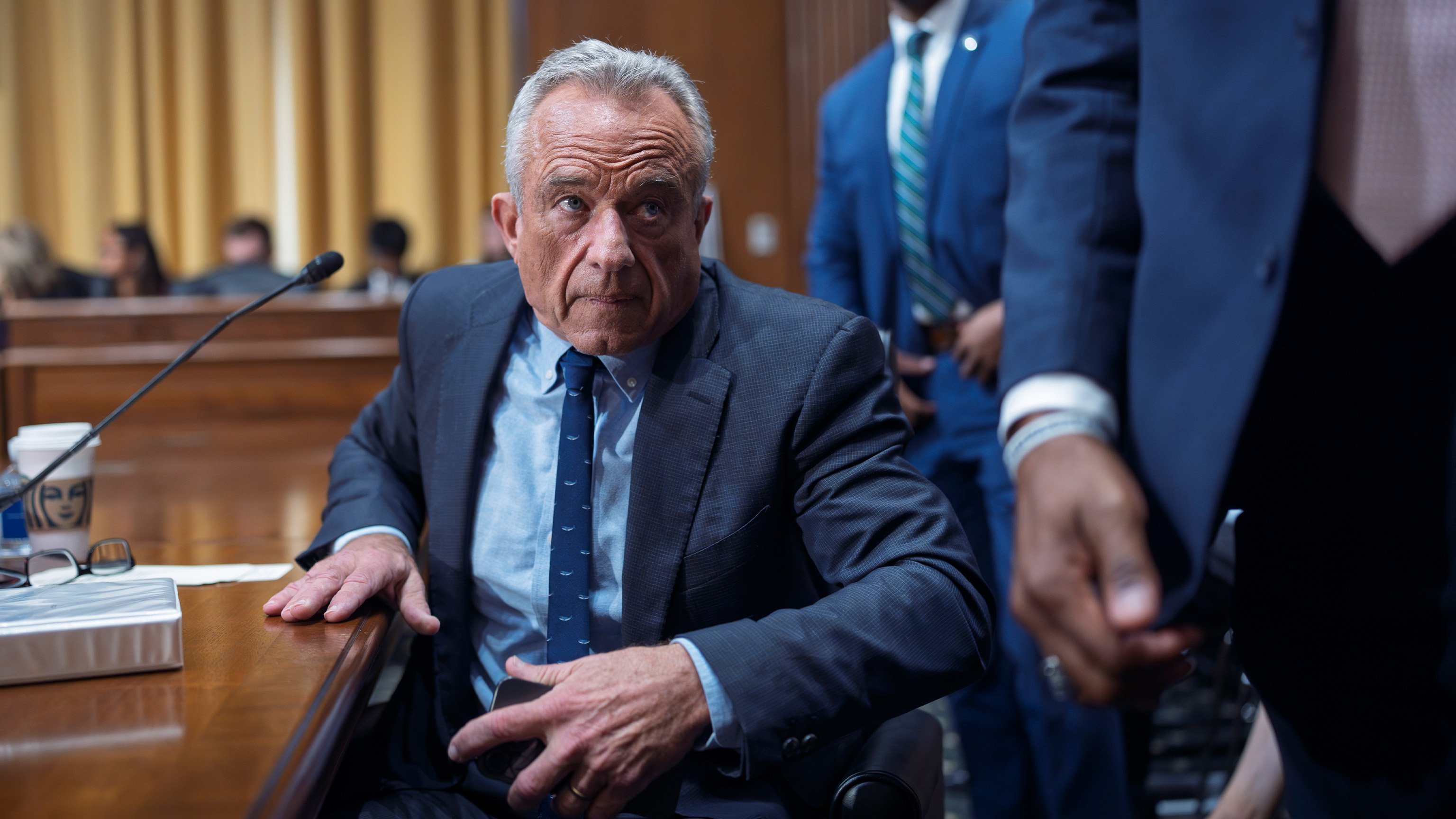 Health and Human Services Secretary Robert F. Kennedy Jr., appears before the Senate Finance Committee on Capitol Hill in Washington, Thursday, Sept. 4, 2025.